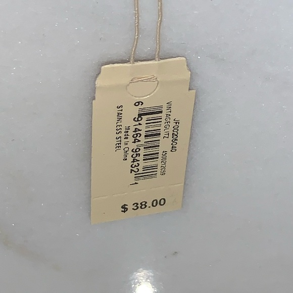 Fossil Silver Tone Crystal Necklace - Picture 2 of 4